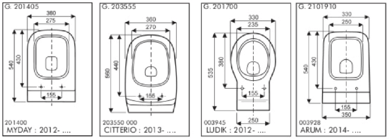 Dimension Standard De WC Suspendus Dimension Standard De WC Suspendus