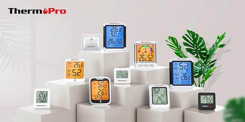 Exemples de modèles de thermometres hygrometres de la marque ThermoPro sur Amazon