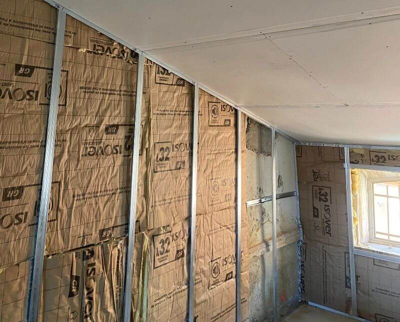 Coût de pose d'une isolation sur mur intérieur à faire soi-même