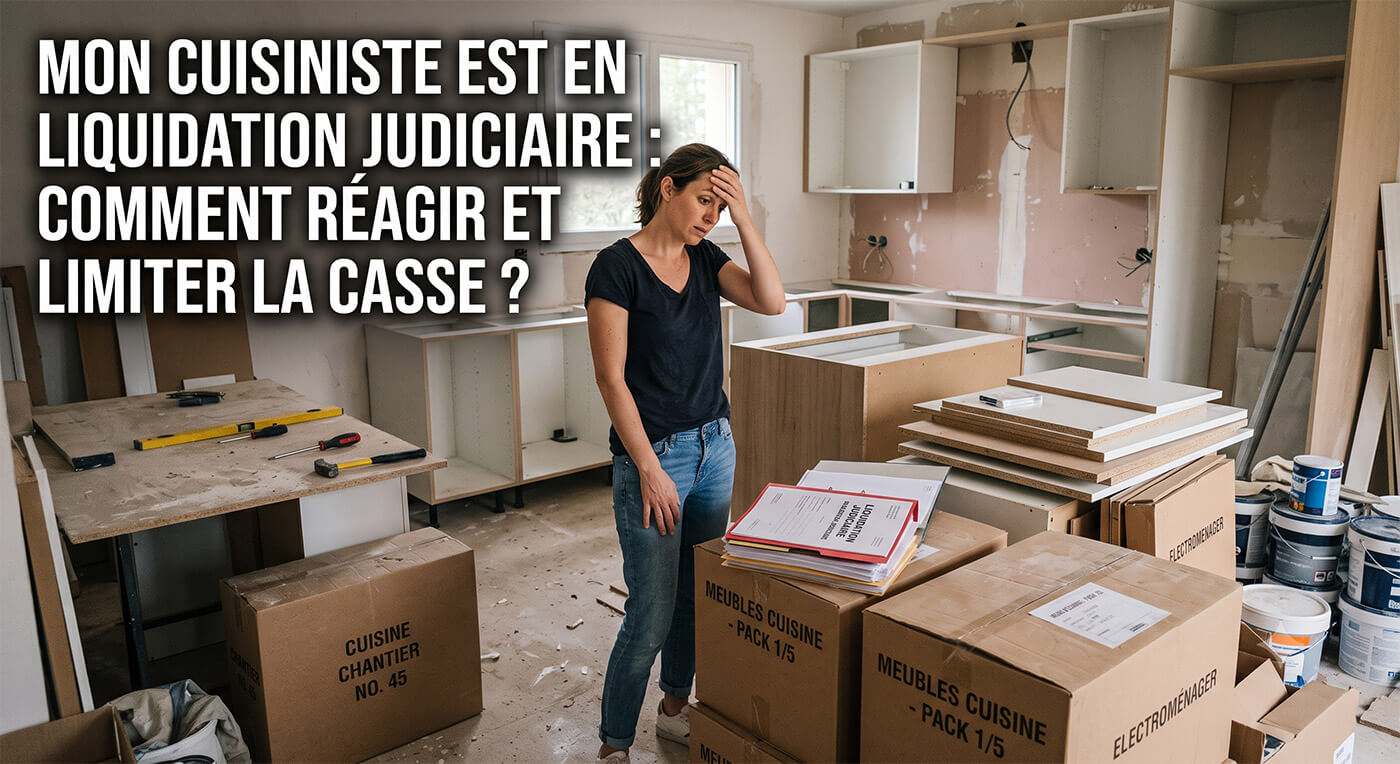 Mon cuisiniste est en liquidation judiciaire : quels recours ? Mon cuisiniste est en liquidation judiciaire : quels recours ?