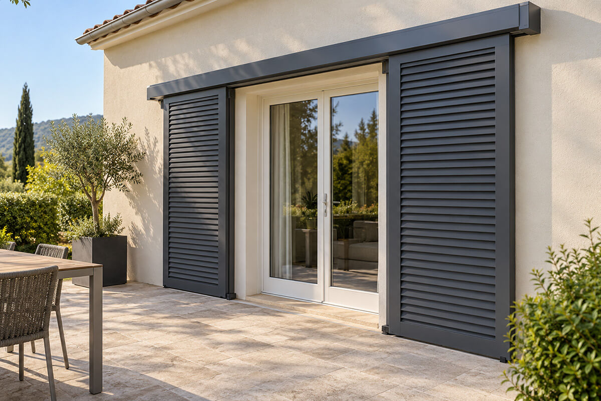 Avantages des volets coulissants pour une porte-fenêtre